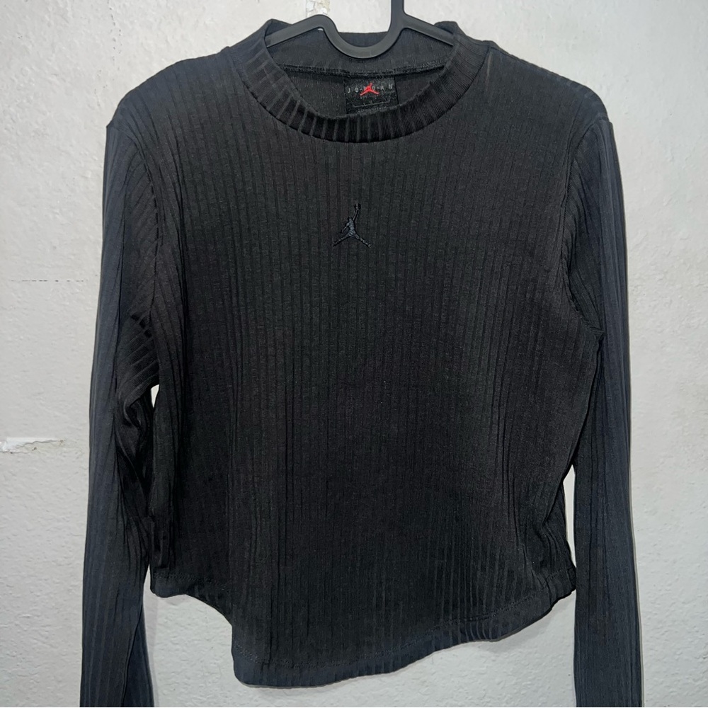 Jordan Women's Black Long Sleeve Top